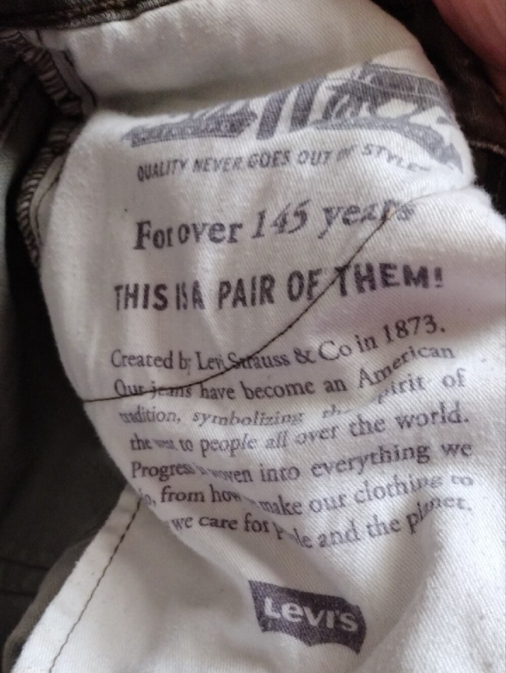 Levi's 511 Slim Straight Jeans Gray W28 - Picture 11 of 12